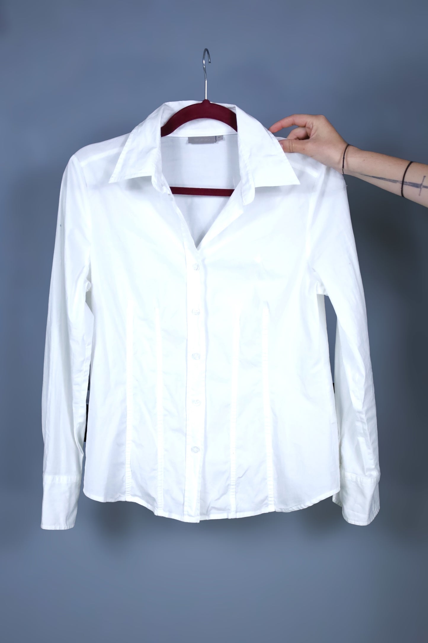 Chemise blanche cintrée