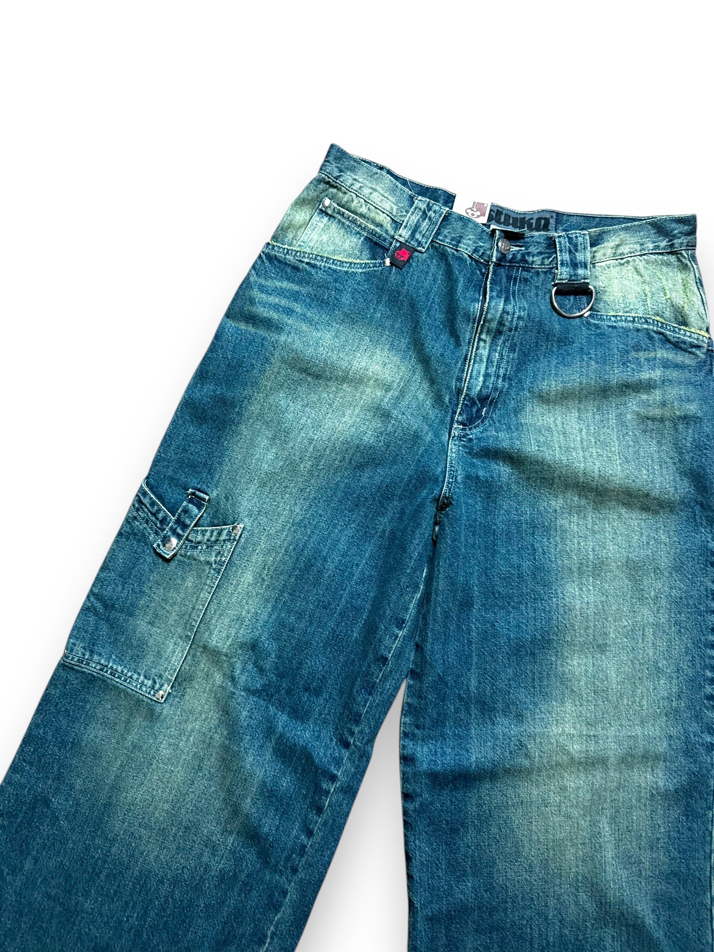 Jean baggy délavé deadstock