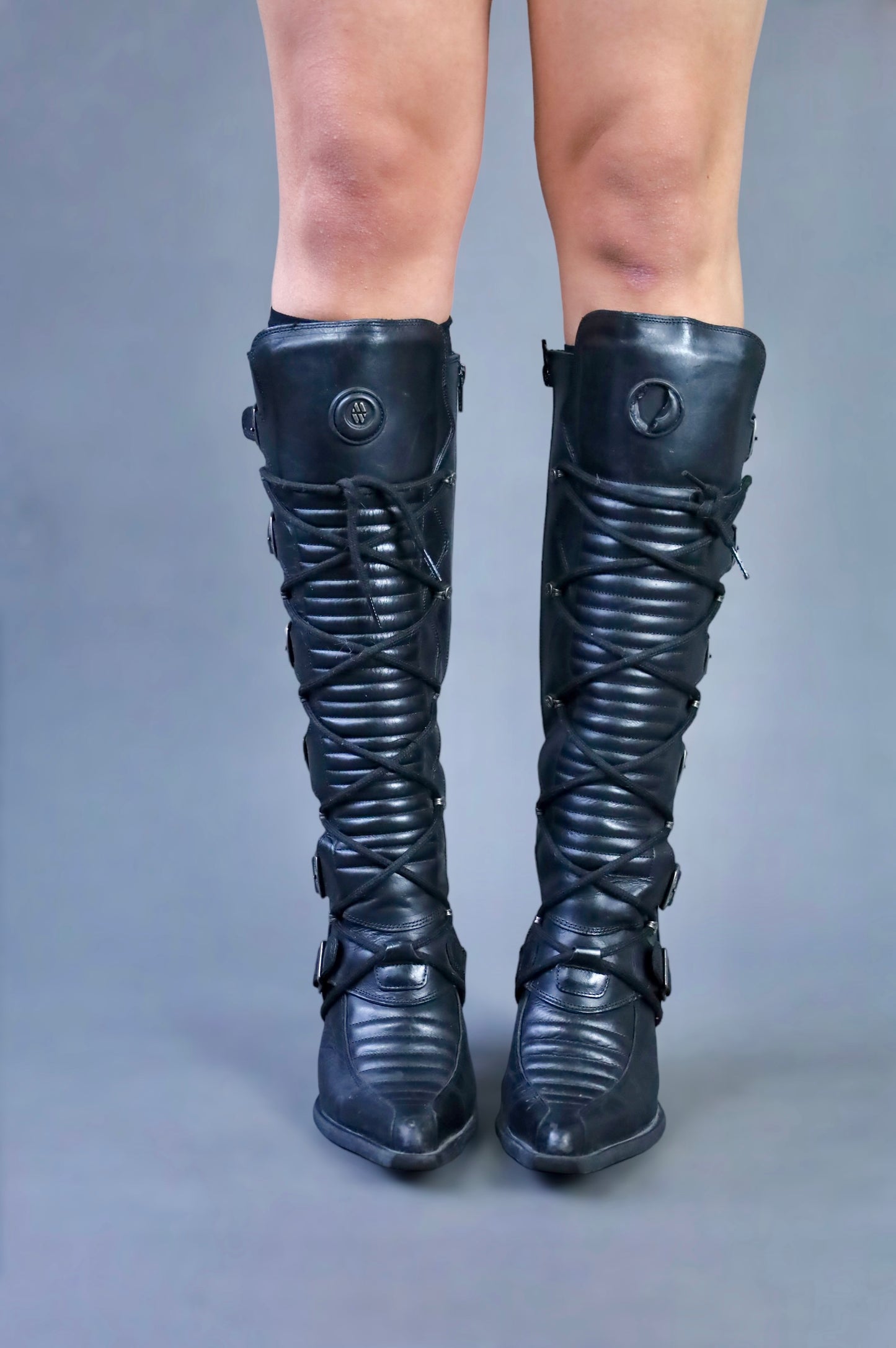 Bottes pointues noire New Rock