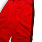 Pantalon baggy velours rouge deadstock