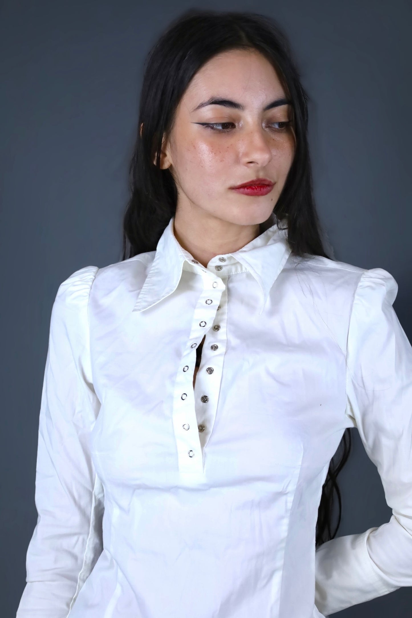 Chemise blanche cintrée