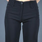 Pantalon flare noir tribal