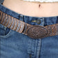 Ceinture métallique bronze