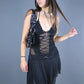 Robe en mesh noir