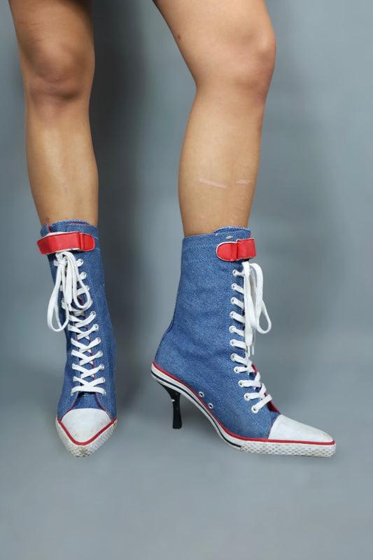 Bottes converse à talons