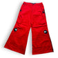 Pantalon baggy rouge à boules de billard deadstock