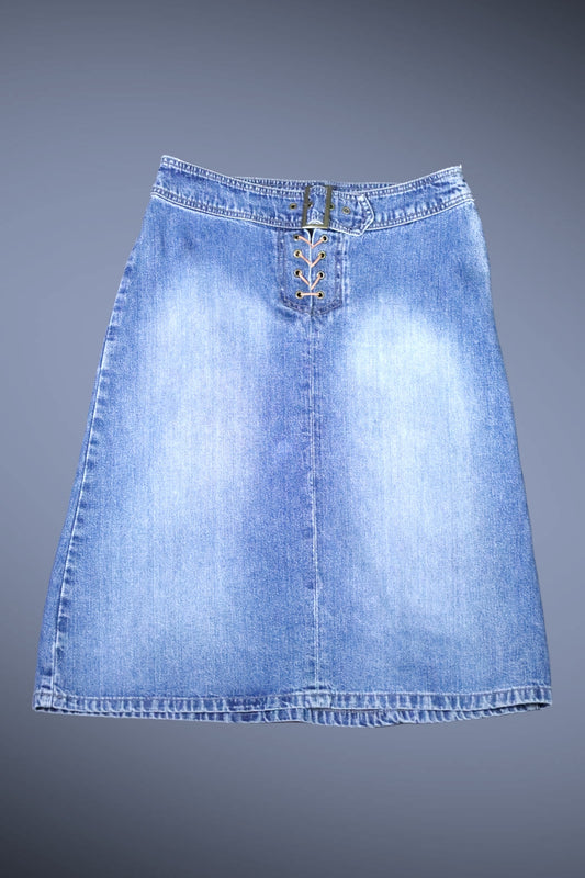 Jupe midi en jean