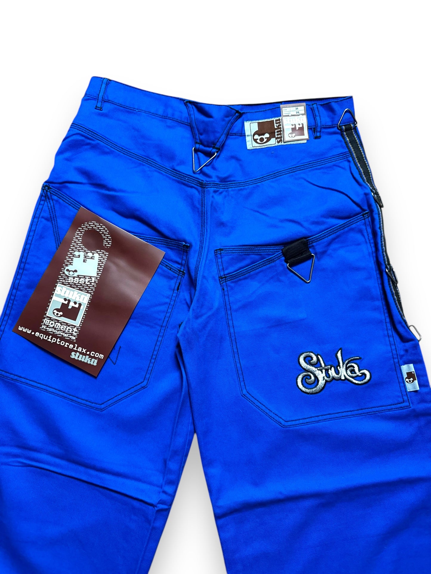 Pantalon baggy bleu deadstock