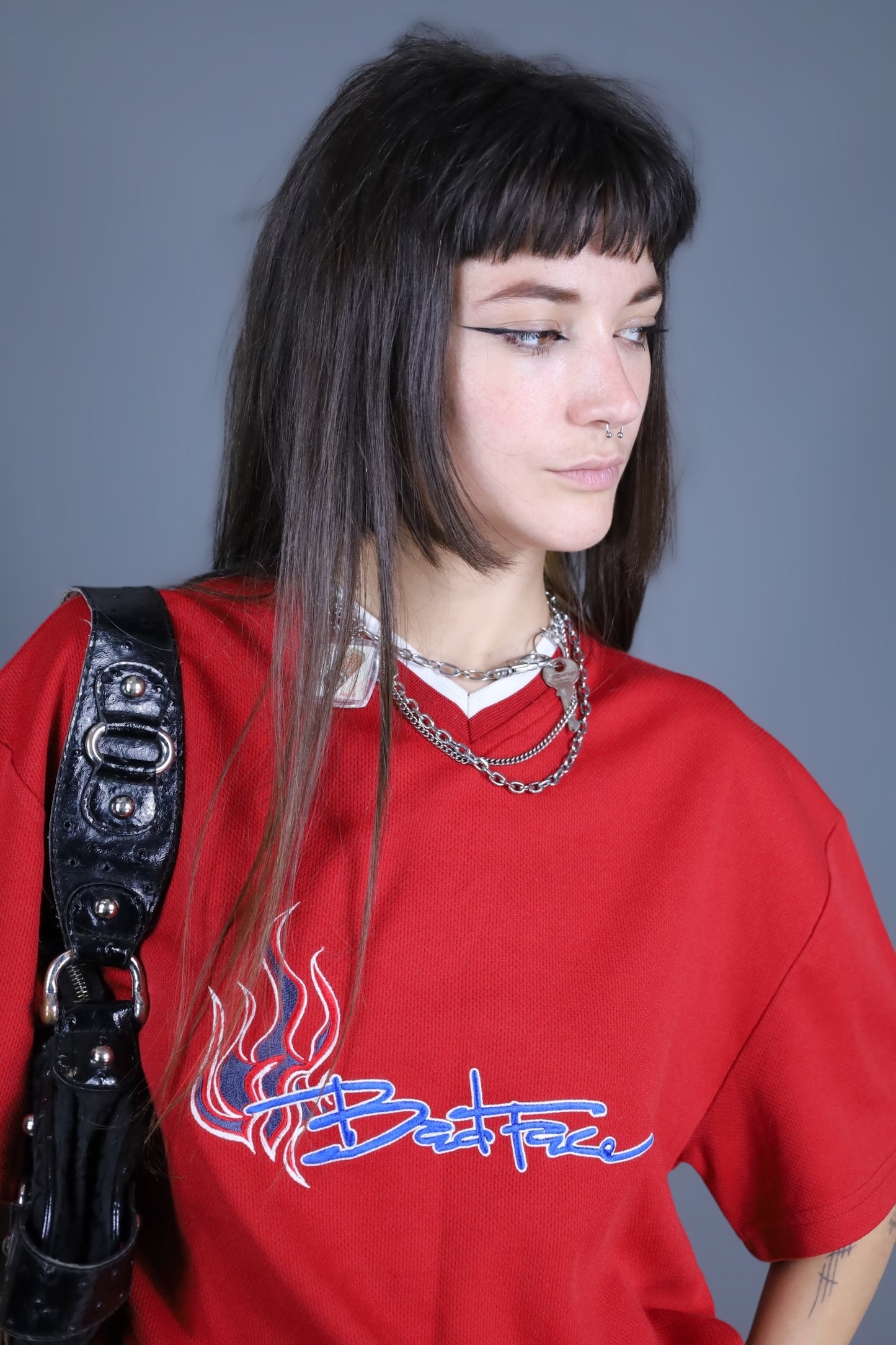 Jersey rouge oversize