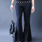 Pantalon flare noir