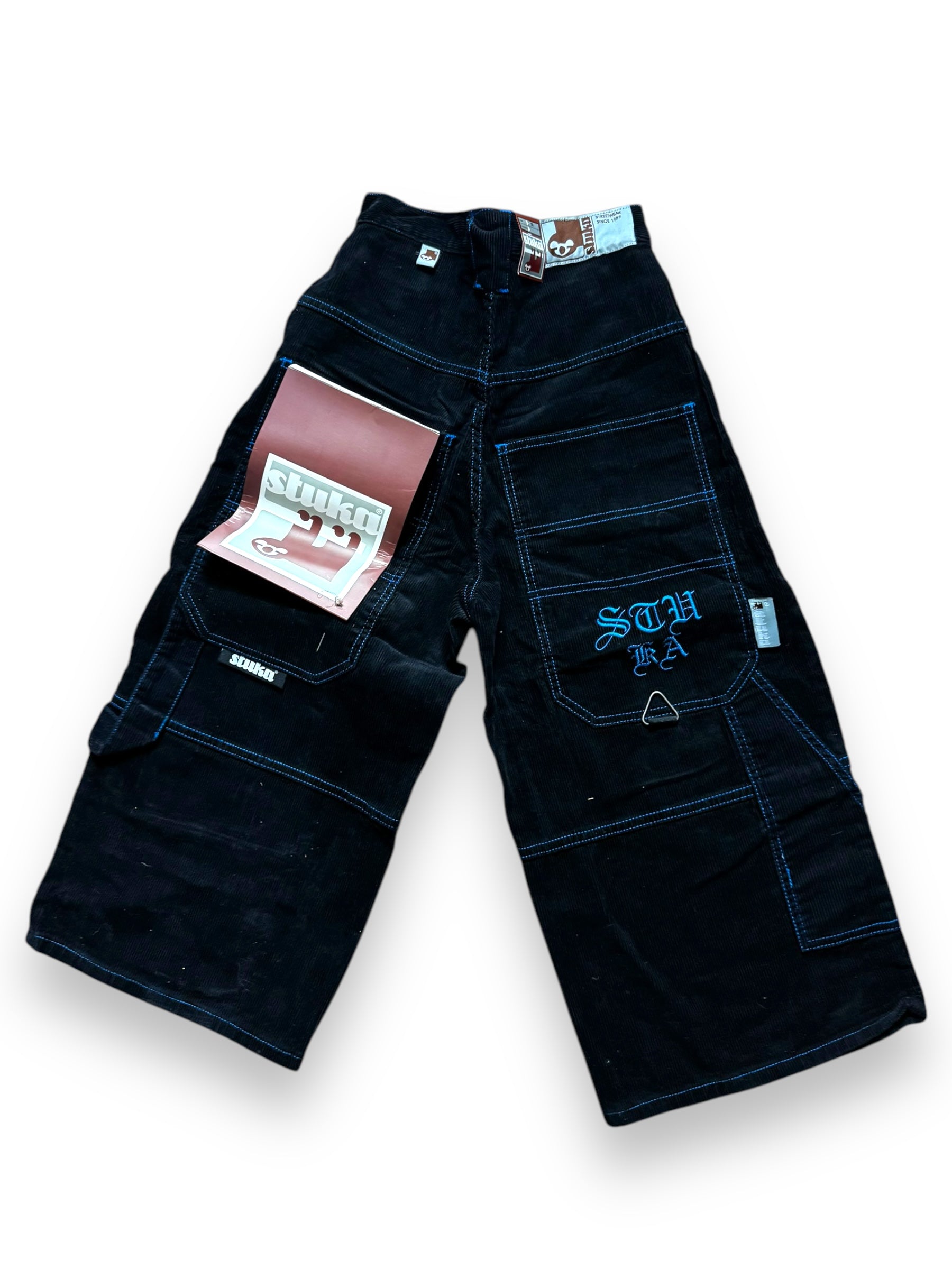 Short baggy velours deadstock