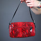 Mini sac python rouge