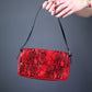 Mini sac python rouge