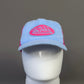 Casquette Von Dutch bleu/ rose fuchsia