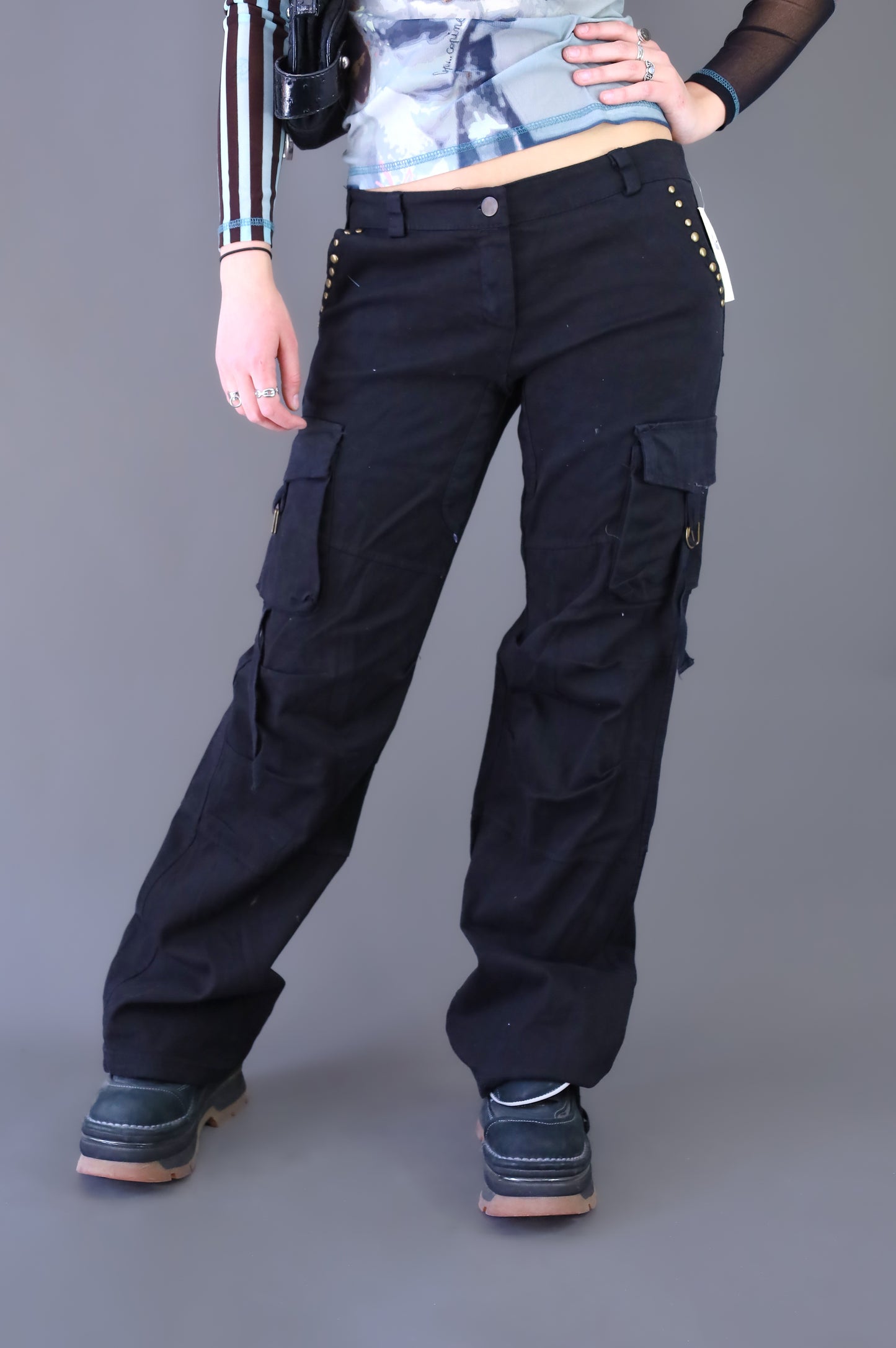 Pantalon cargo noir