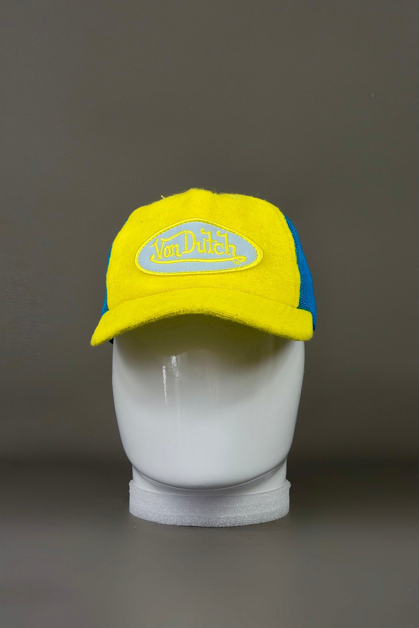 Casquette Von Dutch bleu jaune / bleu