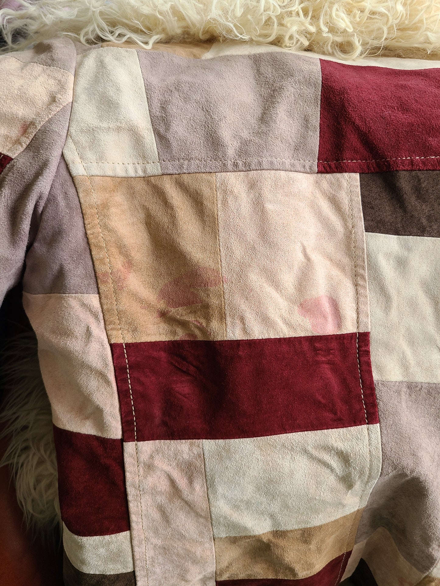 Manteau afghan patchwork